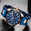 Watch - LIGE - QUIN1520 - Chronograph - Silicone - Sport - Blue