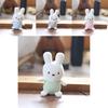 Cute Bunny Stuffed Animal Keychain Backpack Charm Plush Toy Pp Cotton Super Soft Gift For Kids