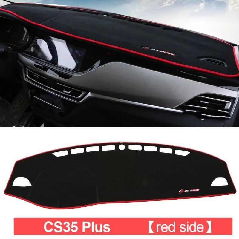 For Changan CS35Plus 2018    LHD Car Dashboard Covers Mat Sun Shade Pad Instrument Panel Carpets Anti-UV Accessories