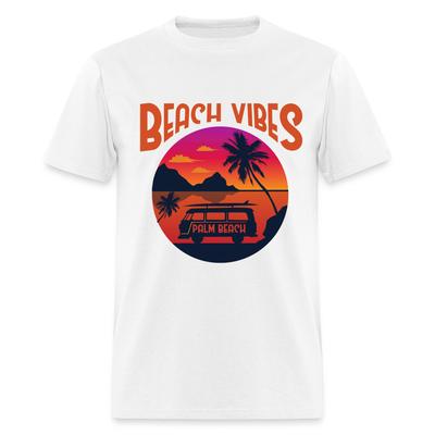 Maglietta Beach Vibes Palm Beach Tavola da Surf Surfista Surfing T-Shirt Taglia S-6XL