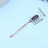 2ks 24*15mm mikroplastový vnitřní magnetický reproduktor 1W 8ohm mini roh