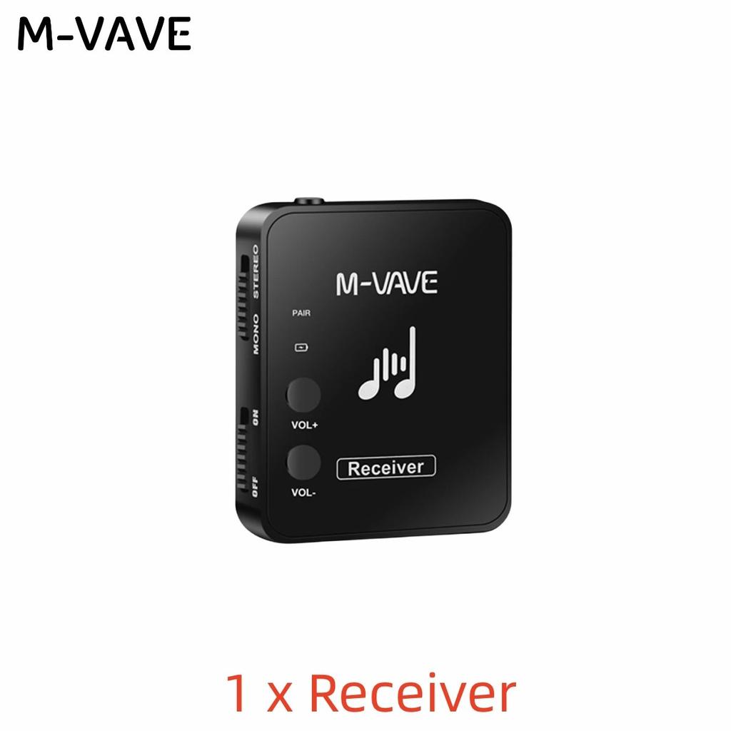 M-VAVE WP-10 Wireless In-Ear Monitor System | 2.4G Low-Latency, 30M Range for Live/Studio/Rehearsal