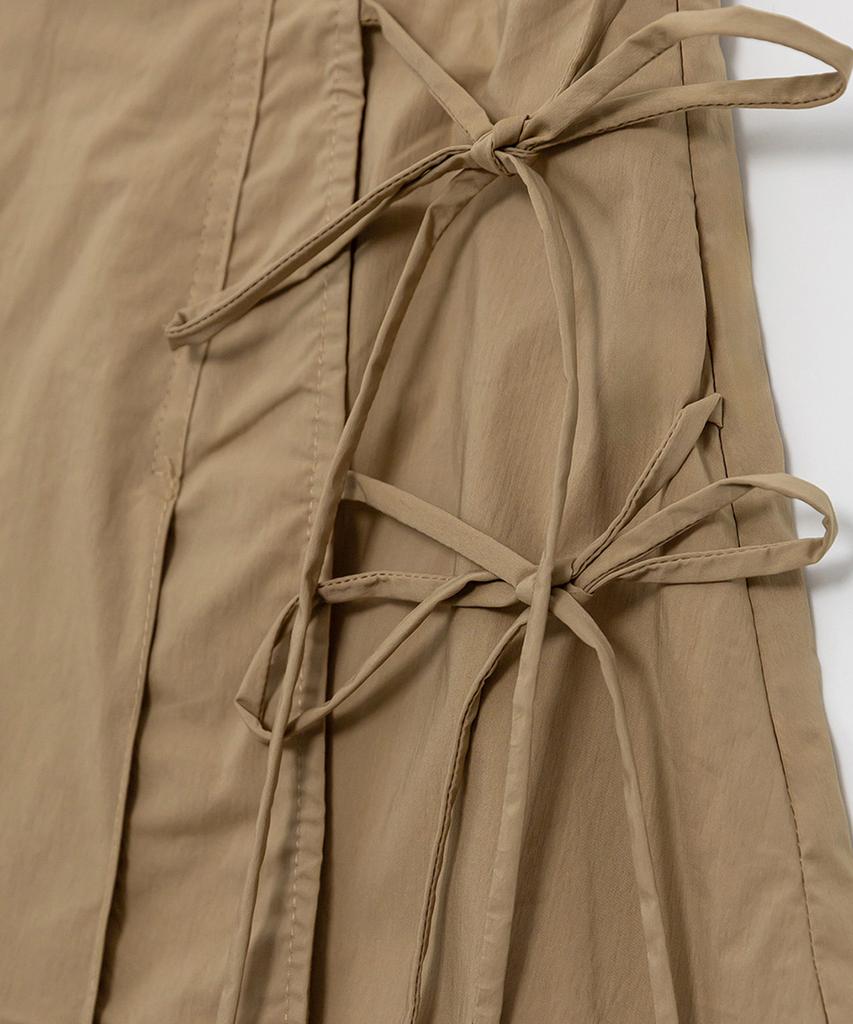 Eilubeu Side Ribbon Pleated Skirt Aqhsk101P