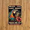 Vintage Metal Tin Sign Retro Wall Art Poster Plaque 20x30cm Home Decor