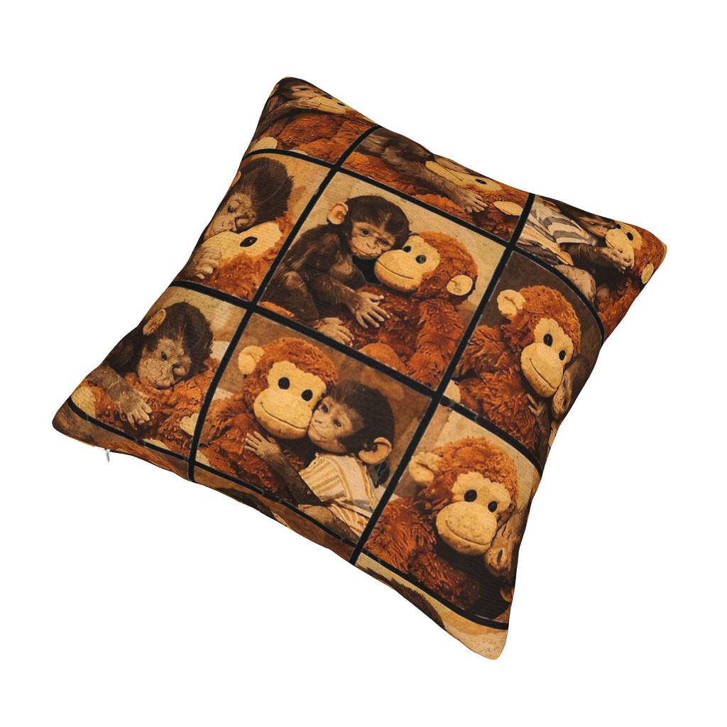 Baby Punch Monkey Lonely Pillowcase Double-Sided Printing Polyester Cushion Cover Decoration Pillow Case Cover Home Dropshipping