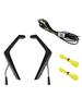 LED RGB Grille Lights Turn Signal Fang Accent For Polaris RZR XP 1000 Turbo 2019-22