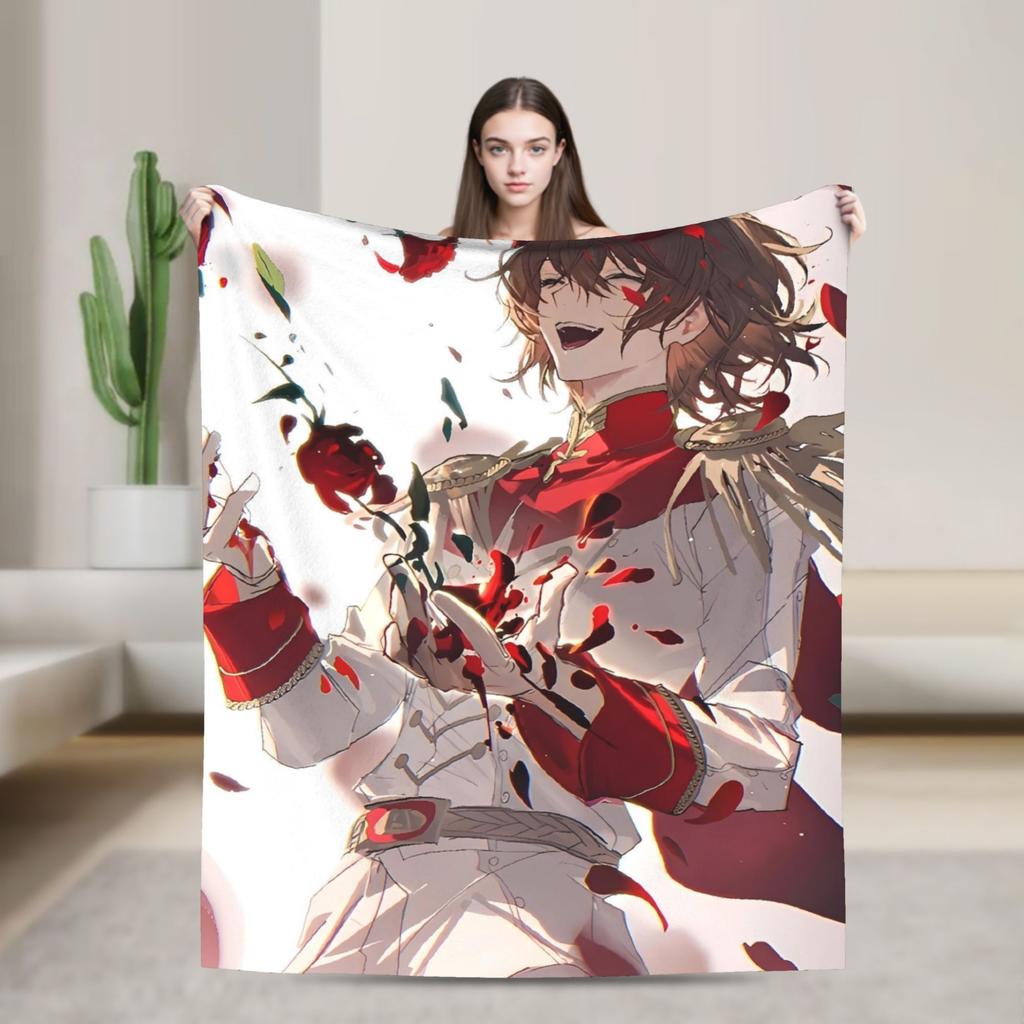 Anime P-Persona 5 Blanket  Soft Street Trend Plush Throw Blanket For Outdoor Travel Flannel Bedspread Bed Cover
