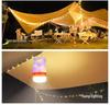 LED Camping Lantern Tent Light & Atmosphere Glow Strip with Measuring Tape Spotlight.