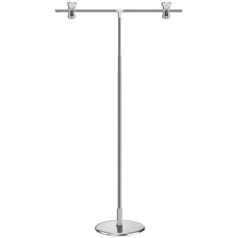 Metal Banners Holder Store Counter Poster Display Stand Signage Stand Adjustable Advertising Signs Stand for Supermark