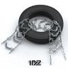1PZ Snow Tire Chains for High Grip for Snowy and Sandy Roads JPY-E9S 10-inch 16-Speed 3.5-10 Chains, High-Density Motorcycles,