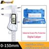 Waterproof High-Precision Digital Vernier Caliper, Stainless Steel, 0-150/200/300mm.