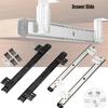 Keyboard Computer Sliding Tray Under Desk Drawer Stand Extender Sturdy Steel