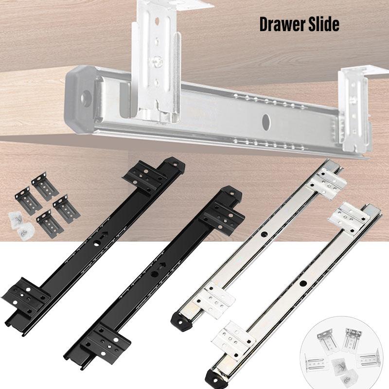 Keyboard Computer Sliding Tray Under Desk Drawer Stand Extender Sturdy Steel
