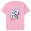 Six Seven Women Unisex Soccer TShirts Short Sleeves Harajuku Style Unisex Tee Summer Trend Large Size Round Neck Couple Top Shirt