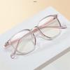 Retro Square Large Frame Myopia Glasses Anti Blue Ray Lightweight Optical Prescription Eyewear for Men Women