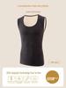 Men's Thick Fleece Lambskin Sleeveless Vest - Large Size Winter Bottoming Shirt