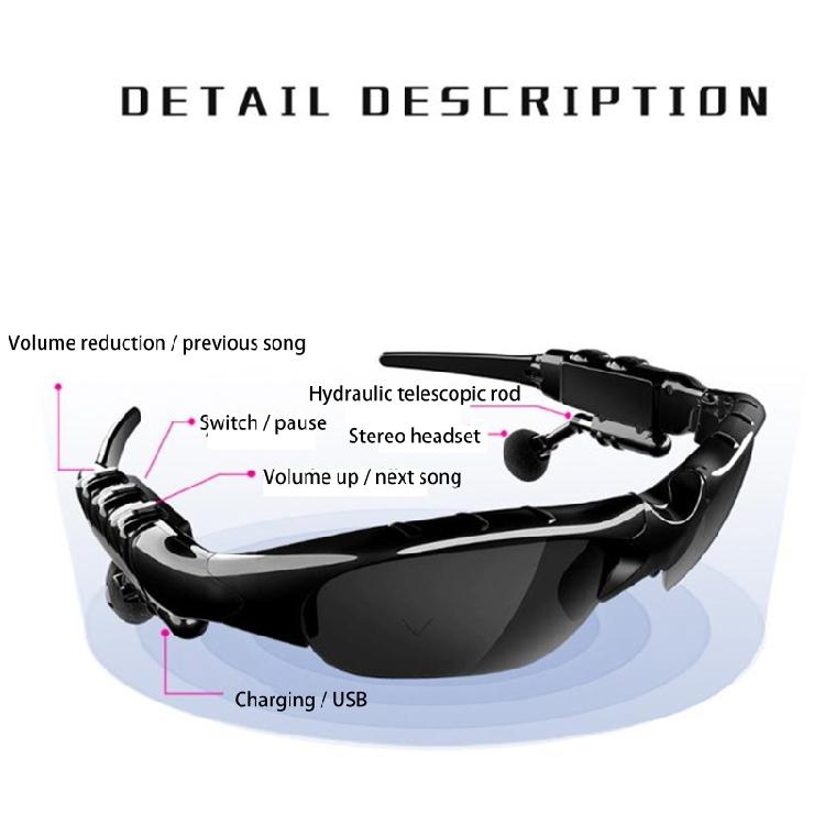 368 für Smarte Polarisierte Sonnenbrille Kopfhörer Anti-Strahlung Stereo für Sonnenbrillen für