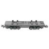 Rokuhan Z Gauge Z Shorty Container Freight Car, Gray, SA006-2, Model Railroad Freight Car