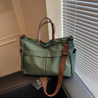 Fashion Women'S Bag Large Capacity Tote Shoulder Bags Nylon Simple Tote Bag Crossbody Laptop Bag Commuting