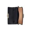 Gucci GG Supreme Padlock Mini Top Handle Bag Beige Canvas Blue Leather Silver Hardware Daily Use 652683-96IWN-4076