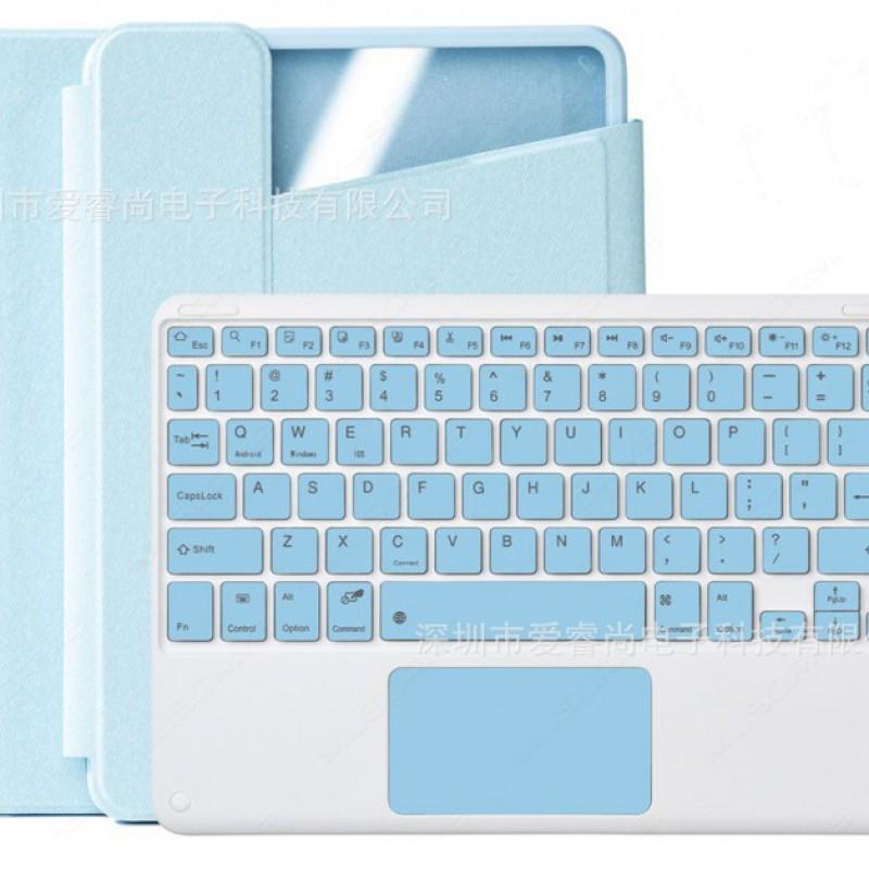 IPad 11th Gen Case With Rotating Stand Keyboard Cover Stylus Slot Auto Sleep/Wake PU Leather Air 11 Pro