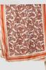 Viscose Scarf 180x85 "Orient Rust" - Oriental Paisley Pattern in Brick Color