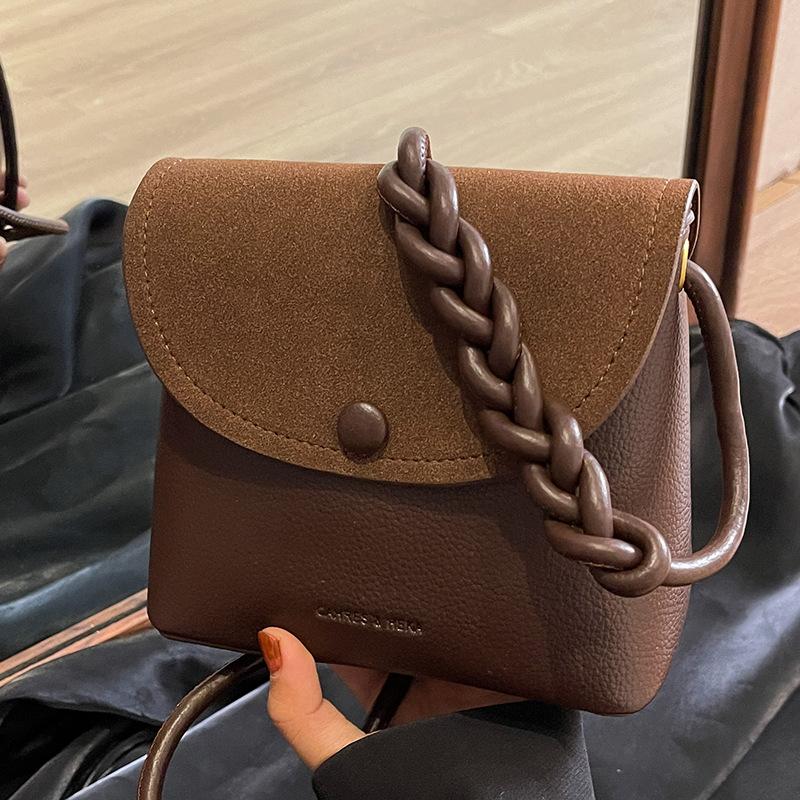 

Vintage Leather Crossbody Bags for Women 2026 Designer Brand Female Small Flap Shoulder Underarm Bag Armpit Handbags and Purses