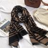 Autumn and Winter New Imitation Cashmere Scarf, Thickened Warm Shawl Micro-business