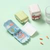 Double-Layer Foldable 8-Compartment Medicine Box - Portable, Sealed, Dustproof Weekly Pill Organizer