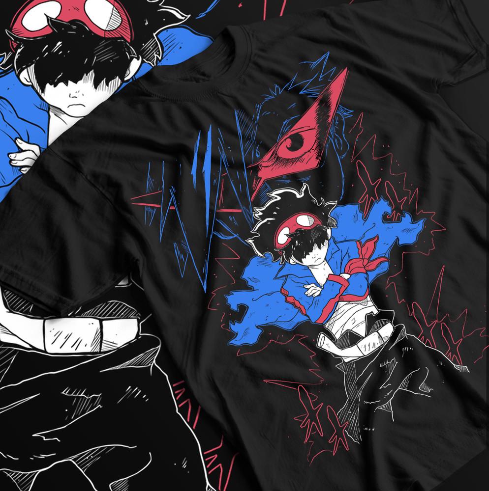 

Tengen Toppa T-shirt Gurren Lagann Kamina Anime Simon Gift Shirt All Size 4XL