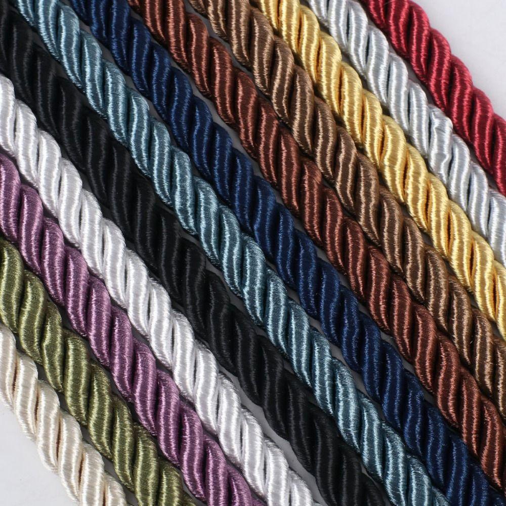 2Pcs Handmad Curtain Woven Tiebacks Easy To Use Curtains Tied Strap  Window Curtains