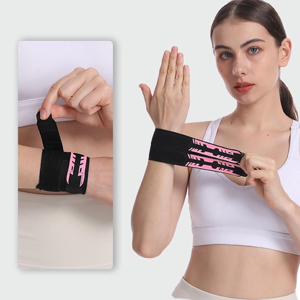 Durable And Safe 1Pcs Breathable Thin Wrist Brace Sports Injury Fitness Anti-Sprain Compression Wristbands Gym Basketball Badminton Tennis
