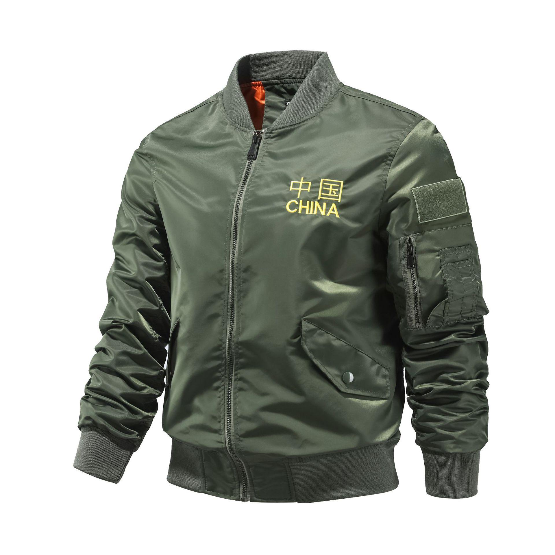 

Весенне-осенняя куртка-бомбер, бейсбольная куртка, куртка ВВС XXXXL