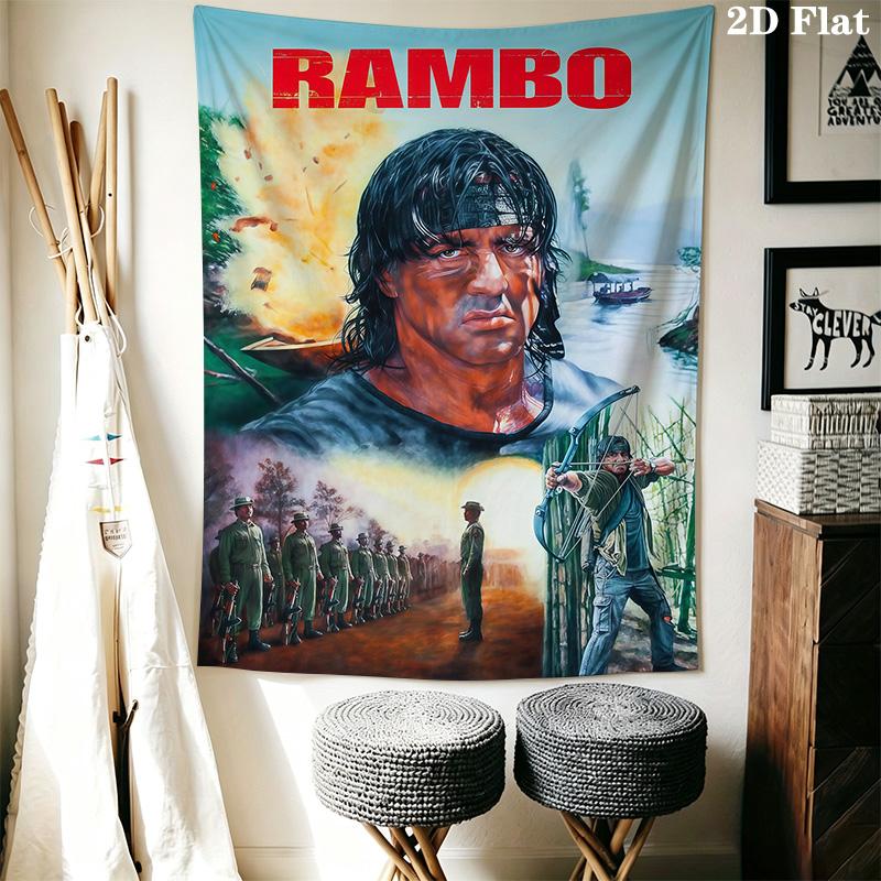Rambo First Blood Part Ii Threepiece Set 1 Duvet Cover 2 Pillowcase Without Core Duvet Cover And Pillowcase Bedding Set Soft And Comfortable