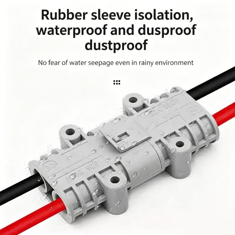 Professional 50A Plug And Socket Featuring Secure Locking Mechanism And Dustproof Design For Reliable Performances