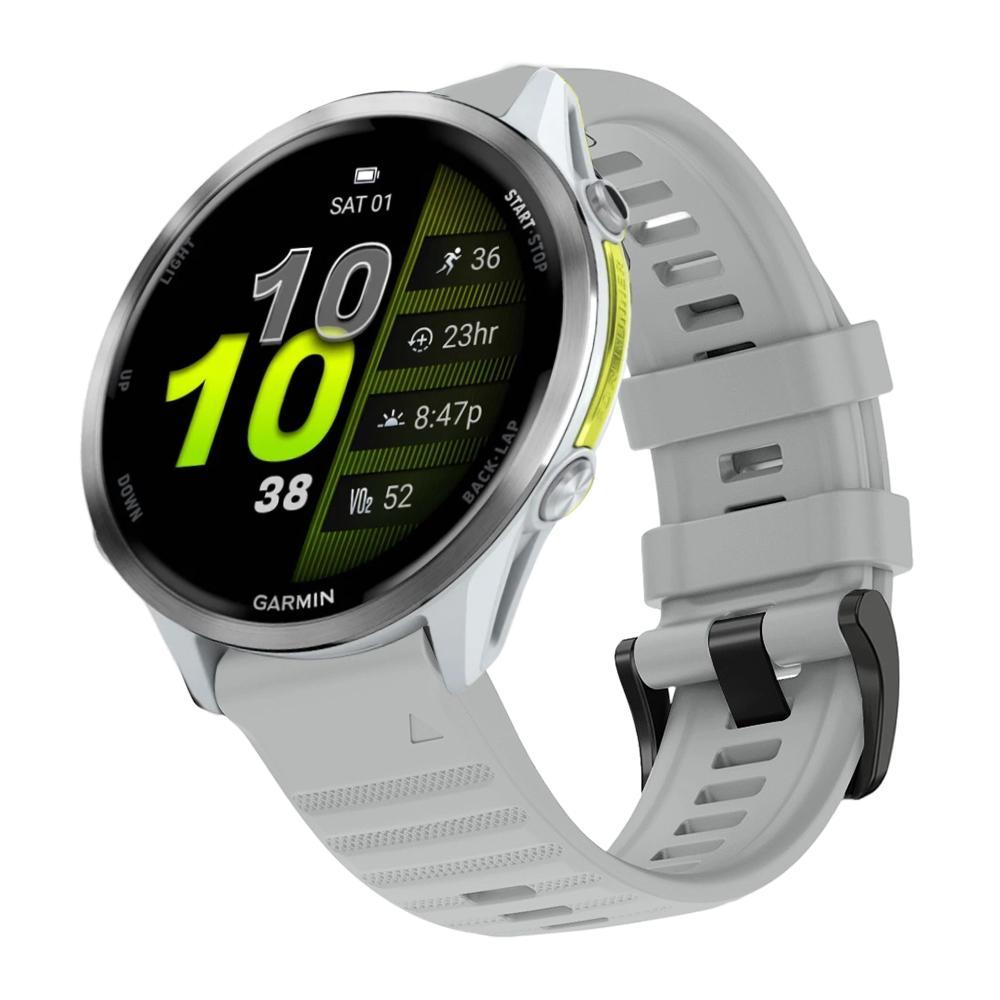 Silicone Watch Strap for Garmin Forerunner 970/965/955 Water-proof/Lightweight/Comfortable Outdoor Band for 22/26mm Quick Fit