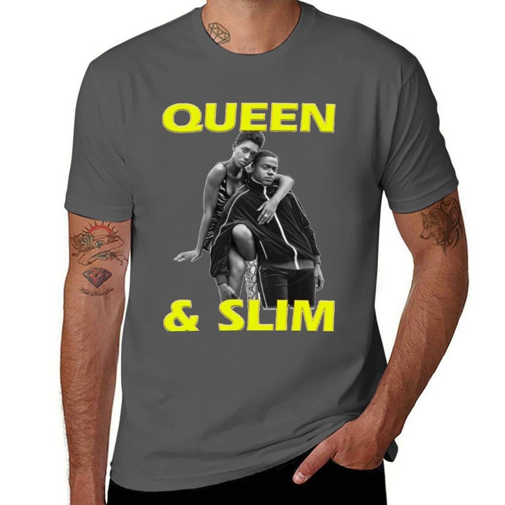 Queen And Slim Tshirt Fashion Print Casual Short Sleeve
