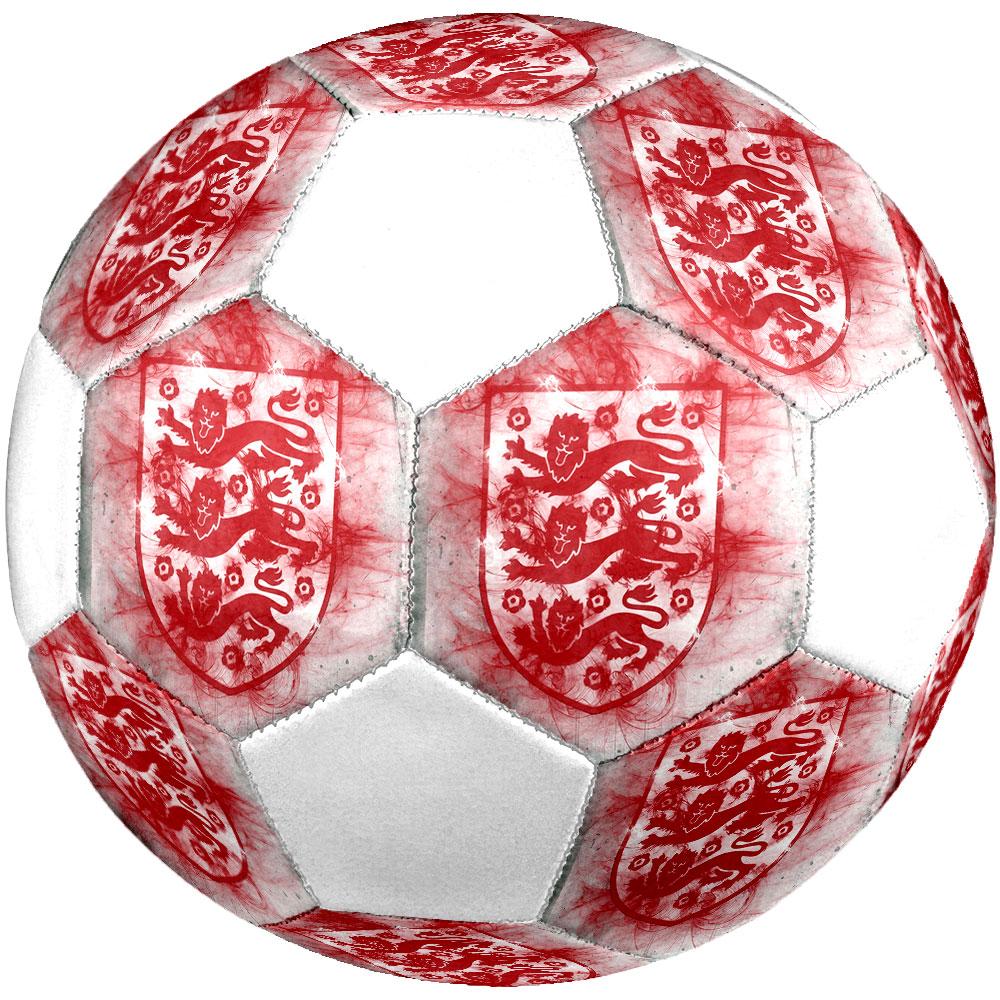 England Nationalmannschaft Fußballlogo Größe 5 Fußball, Maschinengenähtes PVC, Langlebig & Hoher Rückprall, für Alle Altersgruppen geeignet, Fanartikel, Spiele & Außenbereich.
