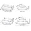 2/3Layer Desktop Perfume Shelf Bathroom Makeup Organizer Perfume Aromatherapy Organizer Skin Care Product Storage Rack Organizer