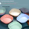 Compact Japanese Bone Disposal Plate - Plastic Dining Table Accessory
