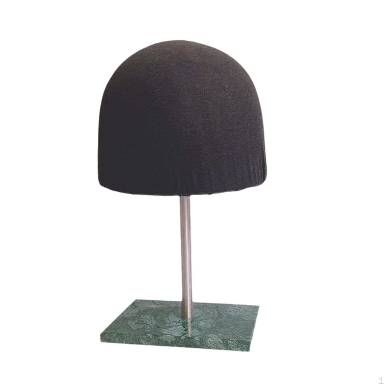 

Демонстрационная шляпа Манекен-голова Практичный домашний салон для начинающих стилистов Реквизит Подставка для париков Хранение шапок чёрный