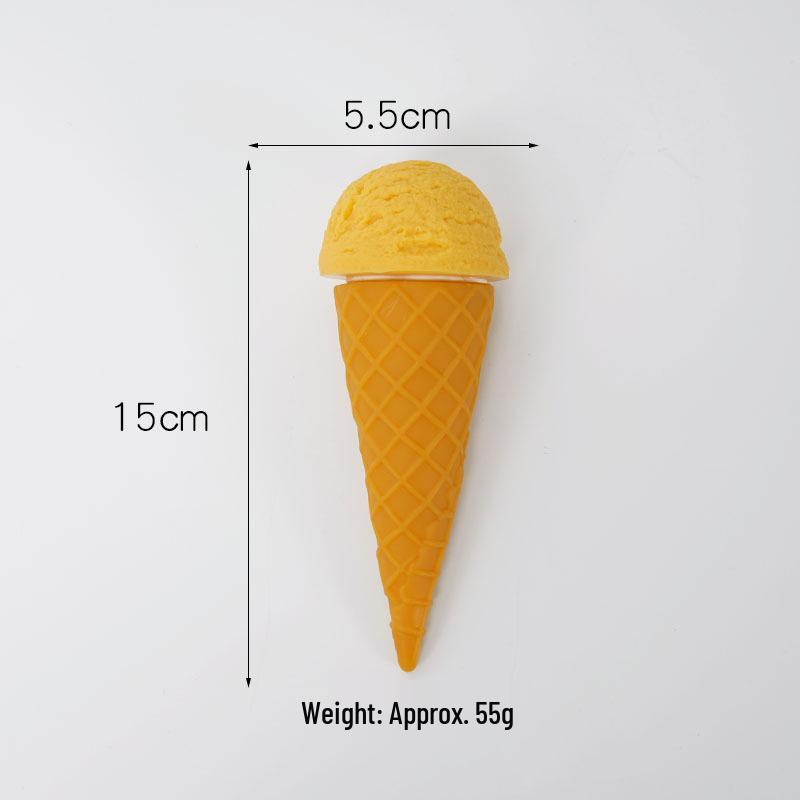 Creative DIY Ice Cream Cone Model Toy - Fun Dessert Decoration Prop