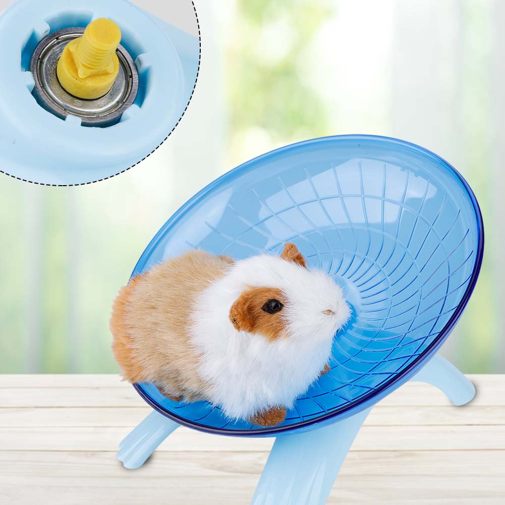 Plastic Wheel Silent Exercise Roller for Mice Hamster Blue