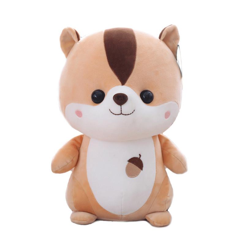 Plush Squirrel Toy Collection For Kids Soft Animal Doll Gift For Girls