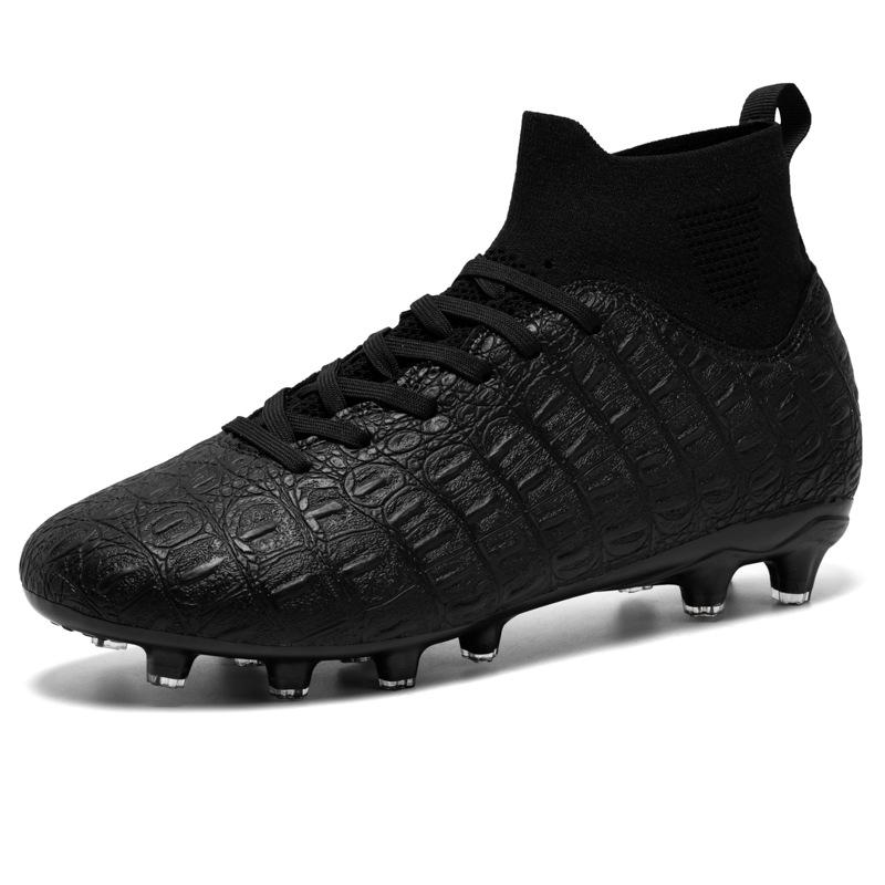 

Foreign trade spring high-top large-size football shoes, men s and women s spikes AG youth student training competition sports shoes 32