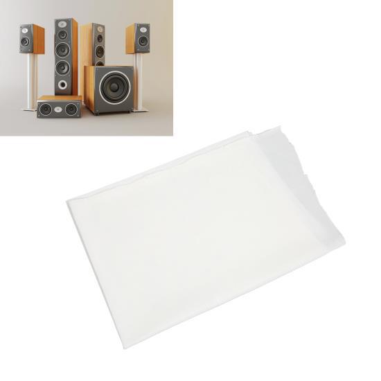 Ткань для защиты динамика, полиэстер, дышащая, водонепроницаемая, пылезащитная, защитная ткань для динамика, белая