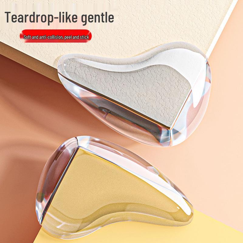 

Transparent Silicone Corner Protector for Cabinets and Tables
