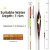 Glowing Electric Smart Led Fishing Float Gravity Sensor Fishing Float  Black Pit Fishing