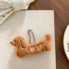 Fashionable Dachshund Plush Keychain Lovely Puppy Stuffed Keyring Accessory for Bag Decoration and Special Gifts