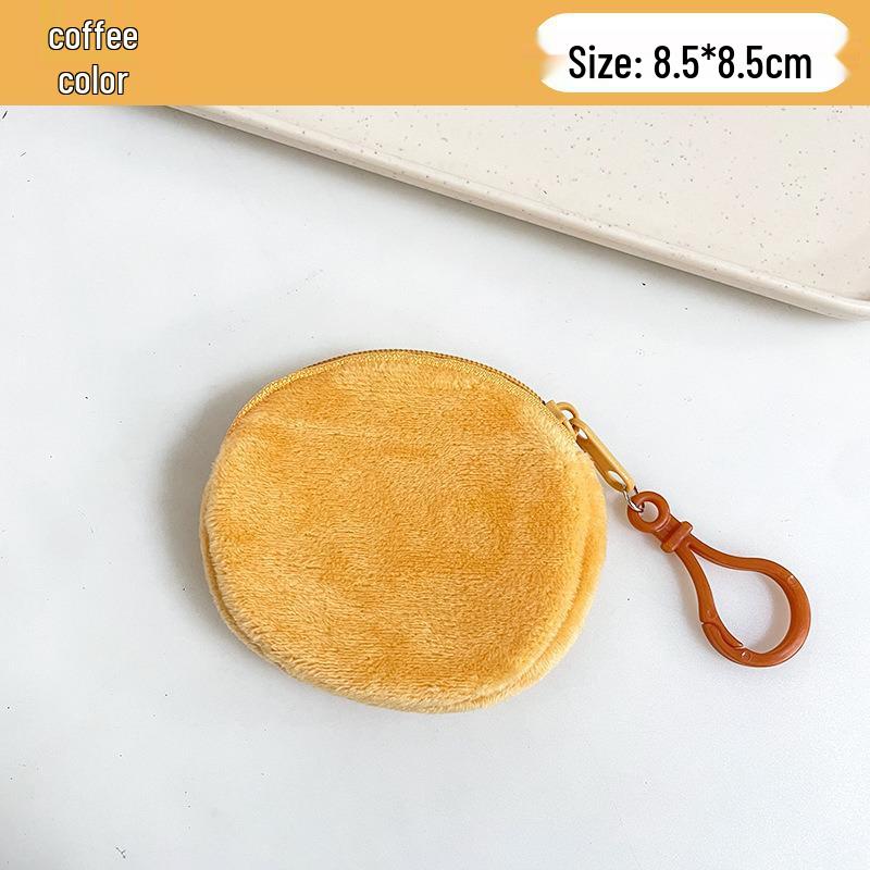 Cartoon Doll Plush Coin Purse: Custom Cute Mini Earphone & Storage Bag for Students and Children